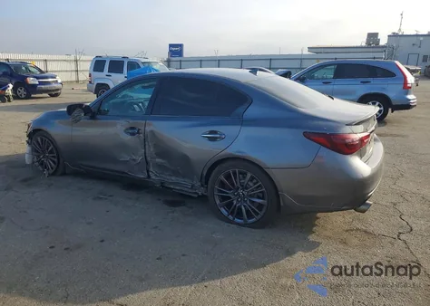 2021 Infiniti Q50 Red Sport 400 z USA, uszkodzony, nr VIN JN1FV7DP5MM850008